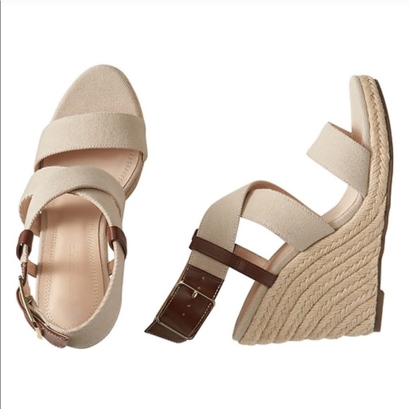 Banana Republic Shoes - Banana Republic tecla espadrille wedges (NWT)